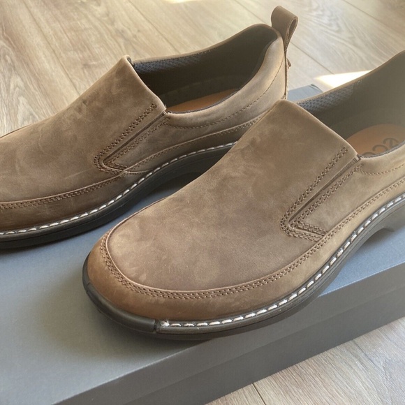 Men's ECCO Fusion Slip-On Shoe | Full Grain Nubuck Leather Cocoa Brown, US 9-9.5 - Picture 5 of 6